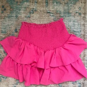 Pink Ruffled Top
